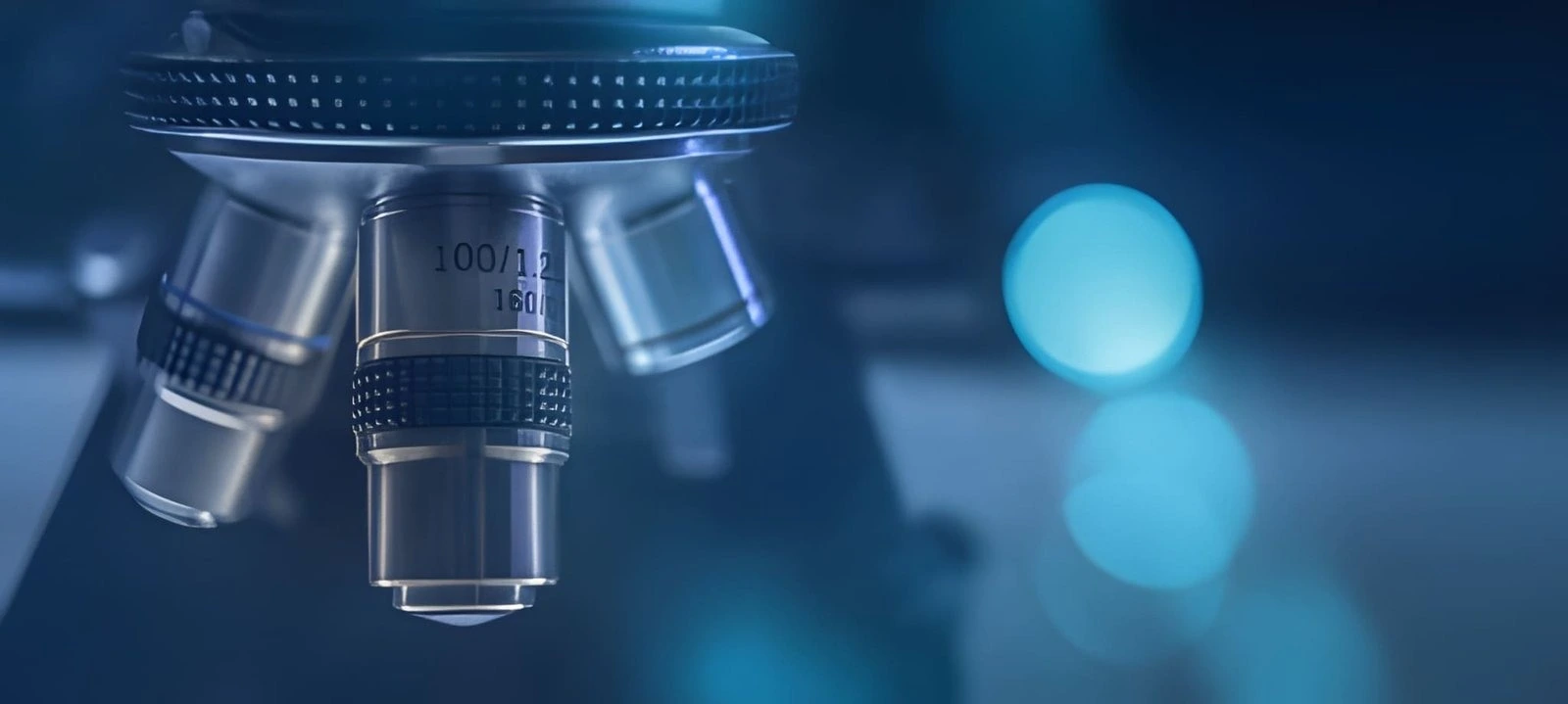 Laboratory microscope used for ISO 10993 biocompatibility testing and medical device evaluation